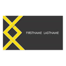 Yellow Knot Personal Networking Business Cards