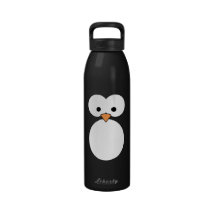 Yeux de pingouin bouteilles d'eau