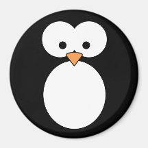 Yeux de pingouin magnets pour réfrigérateur