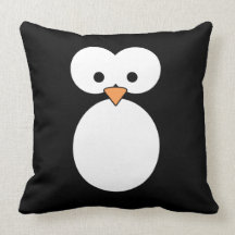 Yeux de pingouin oreiller