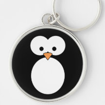Yeux de pingouin porte-clefs