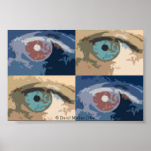 Yeux de Popart Affiches