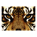 Yeux d'un tigre invitations personnalisables