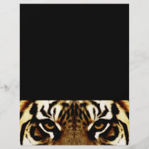 Yeux d'un tigre tract customisé