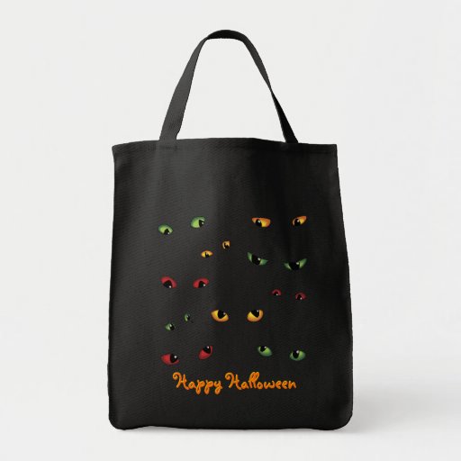 Yeux effrayants multicolores sac