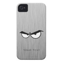 Yeux fâchés ; Métal-regard Coque iPhone 4 Case-Mate