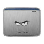Yeux fâchés ; Métal-regard Poche Macbook Air