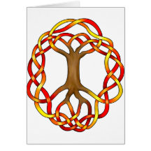 Yggdrasil/automne Carte De Vœux