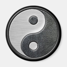 Yin en cuir et en acier Yang Aimant