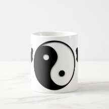 Yin et arts martiaux de Yang Morphing la tasse de 