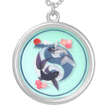 Yin et collier de Yang Koi