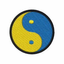 Yin et Yang polos brodés