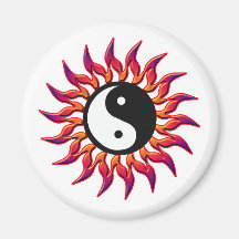 Yin flambant Yang Sun Aimant