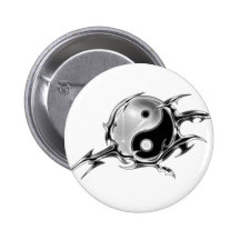 Yin tribal Yang Badge