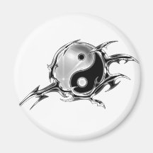 Yin tribal Yang Magnets Pour Réfrigérateur