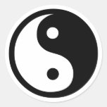 Yin Yang Adhésif Rond