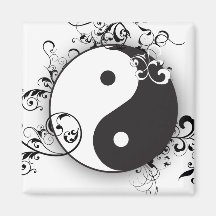Yin-Yang avec le défilement Magnets