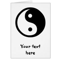 Yin Yang Carte De Vœux