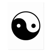 Yin Yang Carte Postale