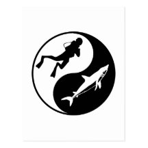 Yin Yang maritimes Carte Postale