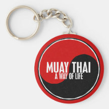 Yin Yang Muay 1 thaïlandais Porte-clefs