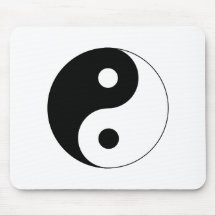 Ying Yang Tapis De Souris