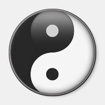 Ying Yang - Yin et Taoism de Yang Aimants Pour Réfrigérateur