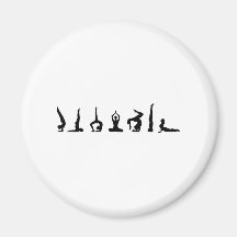 yoga_all magnets pour réfrigérateur