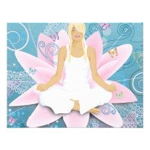 yoga faire-part personnalisables