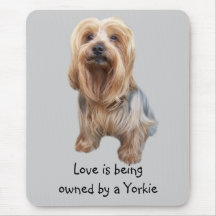Yorkshire Terrier Mousepad tellement mignon Tapis De Souris