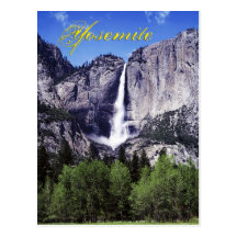 Yosemite Falls, parc national de Yosemite, CA Cartes Postales