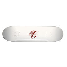 Z initial plateaux de planche à roulettes