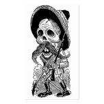 Zapatista Calavera. c. 1900's tôt. Le Mexique Modèle De Carte De Visite