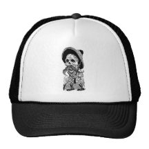 Zapatista Calavera. c. 1900's tôt. Le Mexique Casquettes