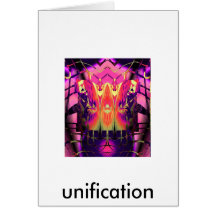 zazzle d'unification, unification carte de vœux