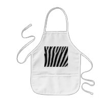 Zebra Stripes Pattern Apron