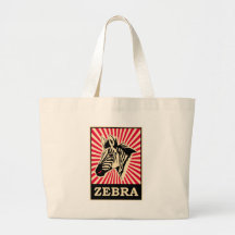 Zèbre d'art de bruit sacs fourre-tout
