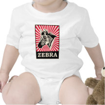 Zèbre d'art de bruit t-shirts