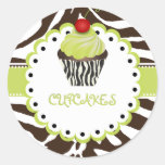 Zèbre de PixDezines+couleur de cupcake/DIY Autocollant
