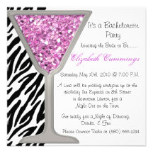 zèbre mignon chic génial d'invitation de partie de