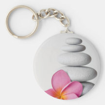 Zen de fleur porte-clefs