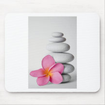 Zen de fleur tapis de souris