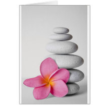 Zen de Frangipani Carte De Vœux