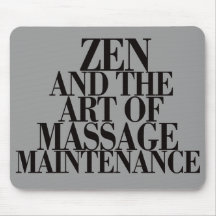 ZEN et l'art du MASSAGE Tapis De Souris