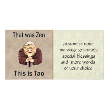 Zen et Tao Modèle Pour Photocarte