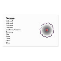 Zen - mandala rêveur modèle de carte de visite