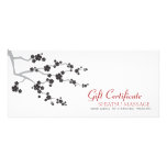 Zen noir d'Oriental de fleurs de fleurs de cerisie Double Carte