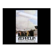 Zeppelin dans Allemand Bohmen Schauflug Cartes Postales