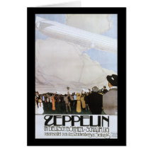 Zeppelin dans Allemand Bohmen Schauflug Cartes