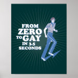 ZÉRO À L'HOMOSEXUEL EN 3 SECONDES - POSTERS